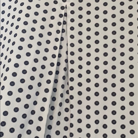 Cute white button up, decorated with buttons! - Picture 3 of 4